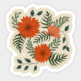 Floral Pattern Sticker